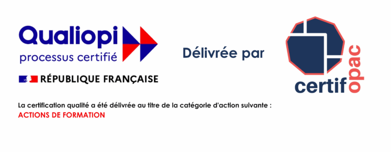 Logo certification Qualiopi - Access Formation Bretagne - Logo Certif'Opac - Organisme de formation certifié